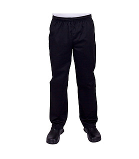 PROCHEF Chef Pants Black Drawstring Small