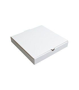 Pizza Box White 250mm 50 Per Ctn