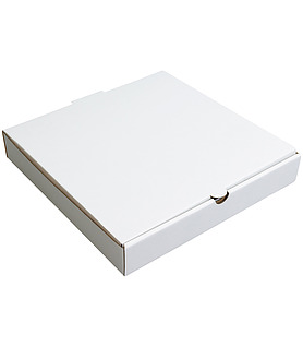 Pizza Box White 375mm 50 Per Ctn