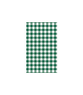 Greaseproof Moda Gingham Green 190 x 310mm 200/Pkt (10)