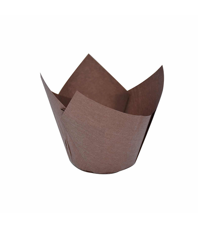 Muffin Wrap Tulip Brown P60 (200)