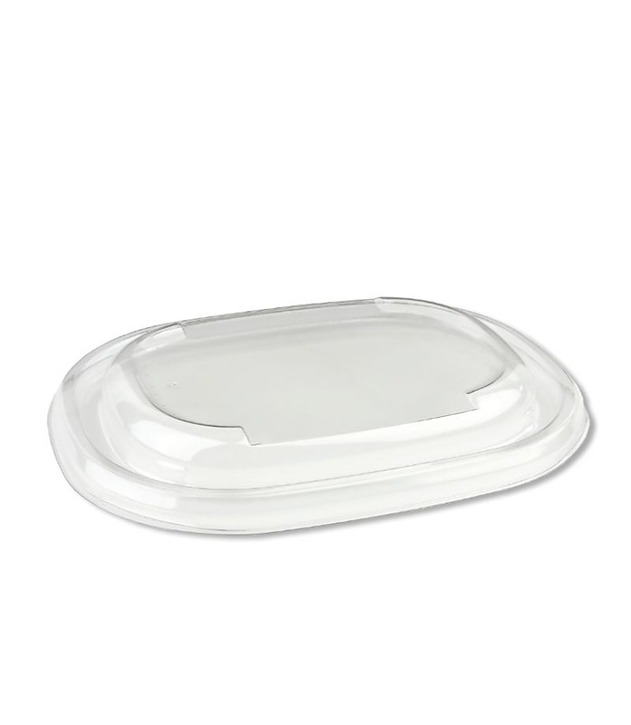 Sabert PET Lid for 620/770ml Pulp Oval Bowl (300)