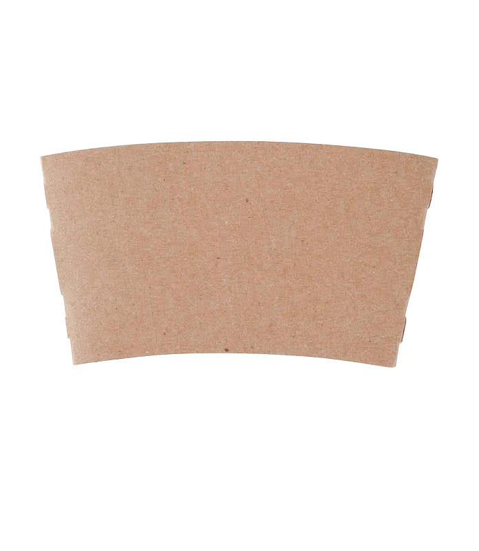 Coffee Cup Sleeves Kraft Suits 10-20oz Cups 1000 Per Ctn