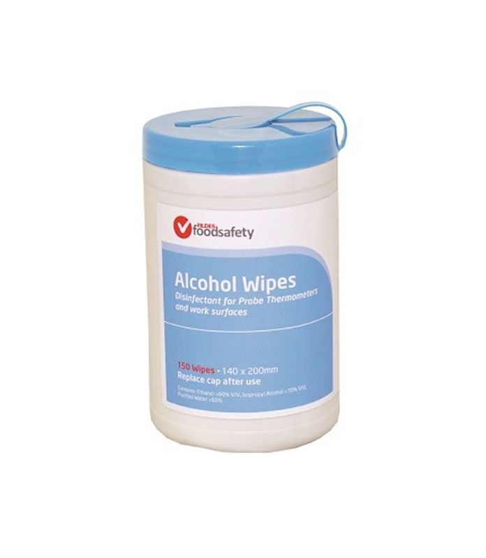 Alcohol Wipes 140 x 200mm 150 Per Tub