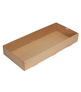 Catering Tray Kraft #3 560 x 250 x 80mm 50 Per Ctn