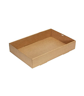 Catering Tray Kraft #4 450 x 310 x 80mm 50 Per Ctn