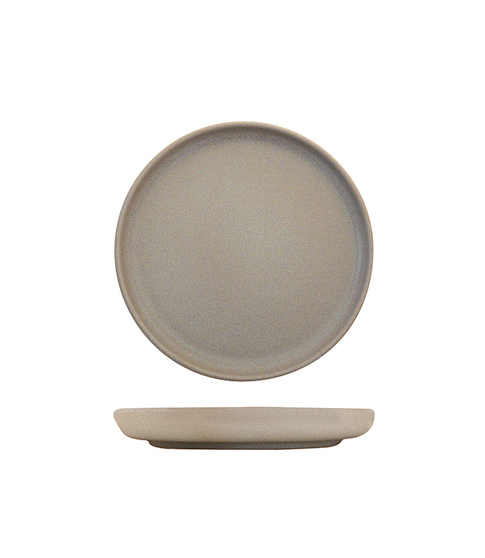 Eclipse Round Plate Light Grey 175mm