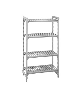 Polypropylene 4 Tier Shelf Small