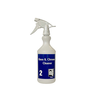 Chemform Spray Bottle 750ml Blue #2 Glass & Chrome (Excludes Trigger)