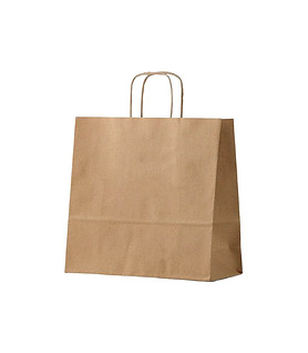 Paper Bag Small Kraft 280 x 280mm x 150mm Gusset (250)