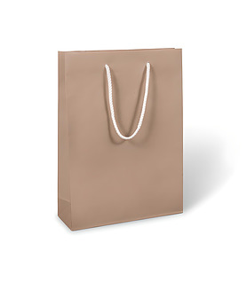 Paper Bag Triple Bottle Rope Handle Kraft 350 x 255 x 90mm (120)