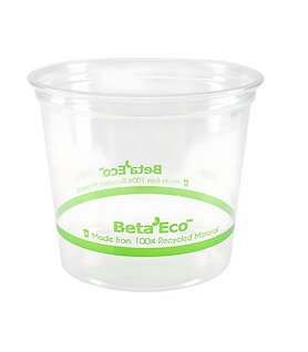 BetaEco Green RPET Deli Container 24oz/710ml (500)