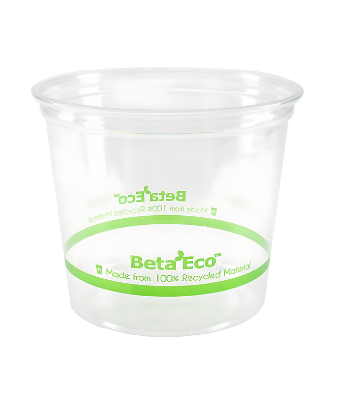 BetaEco Green RPET Deli Container 24oz/710ml (500)