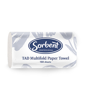 Sorbent Professional TAD Multifold Hand Towel 1 Ply 150 Sheets (20)