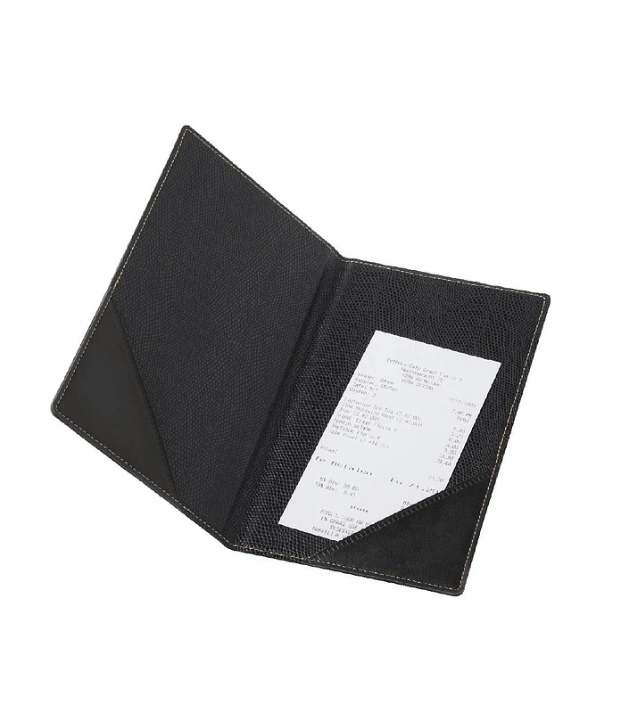 Bill Holder Black Faux Leather 235 x 130mm