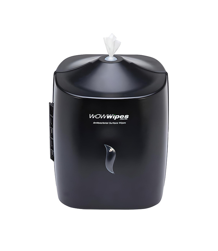 WOW Wipes Wall Mounted Dispenser Black