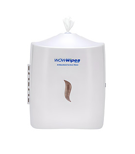 WOW Wipes Wall Mounted Dispenser White