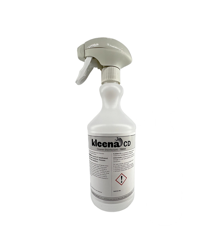 Kleena Spray Bottle 750ml CD Cleaner Disinfectant