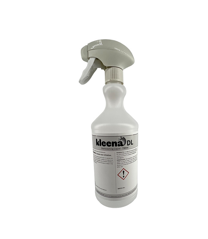 Kleena Spray Bottle 750ml DL Dishwashing Liquid