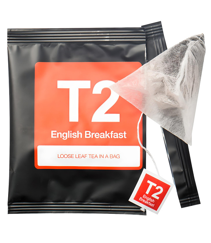 T2 English Breakfast Tea in Sachet (100)