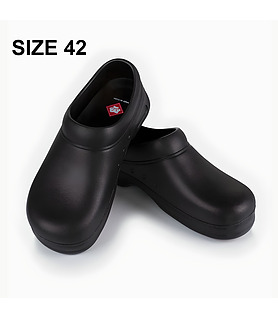 Aussie Chef Traditional Clogs Pair Black Size 42